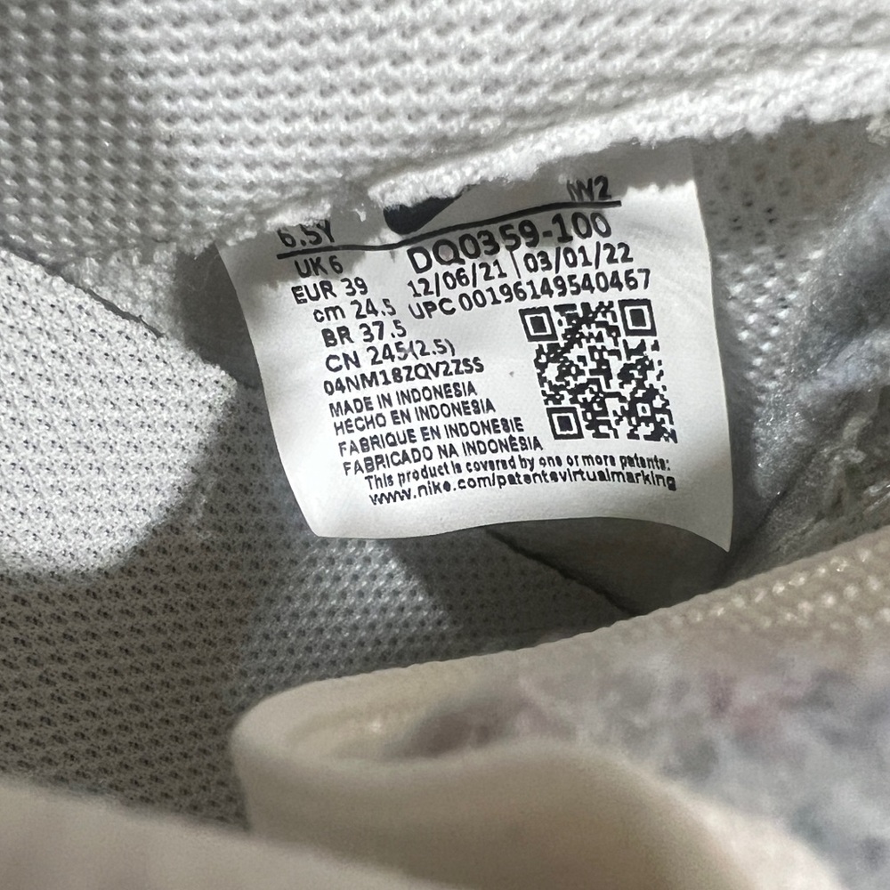 Nike, Air Force 1 LV8, DQ0359 100, White & Blue - Picture 13 of 13